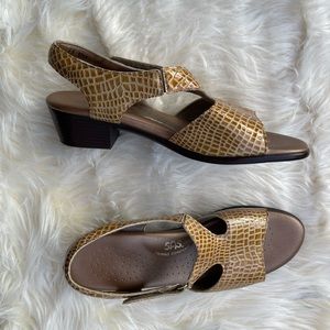 SAS Tripad Comfort Suntimer Croc Skin Sandal, Size 9